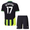 Dječji - Dres + Kratke Hlače Manchester City De Bruyne 17 Gostujući 24/25